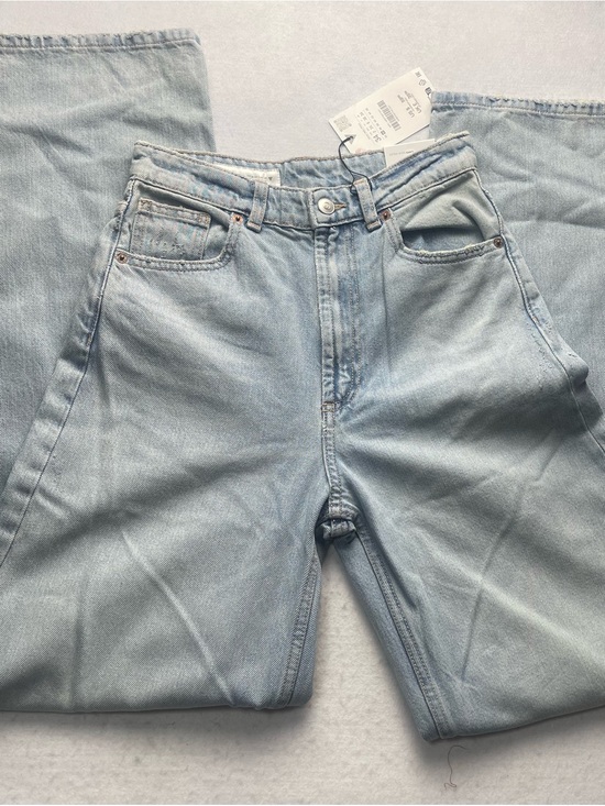 Zara Denim - Zara Light Wash Wide-Leg Jeans